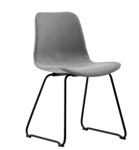 Chaise de salle à manger à prix direct d'usine en gros Pp à l'intérieur avec éponge <span class=keywords><strong>et</strong></span> tube en métal enduit de poudre de tissu - Product Image 6