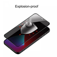 Protecteur d'écran Anti-espion en verre trempé pour iPhone, pour confidentialité, haute qualité, pour modèles 14/14 Pro/14 Pro Max/13/12/11/7/8 Plus/Xs Max