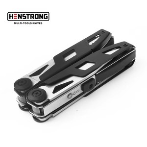 <span class=keywords><strong>Outil</strong></span> <span class=keywords><strong>multifonction</strong></span> 7-en-1 en acier inoxydable Henstrong avec lame de scie, lime et pinces, poignée confortable, noir, 175 mm, pour le camping, OEM - Product Image 5