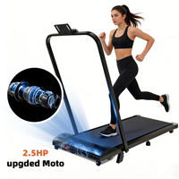 Tapis roulant électrique Lenboo à usage domestique Machine de marche et de course à bas prix sans test de fréquence cardiaque