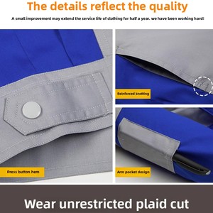 Các nhân viên bảo trì cơ khí và quản lý tài sản được làm theo yêu cầu mặc quần áo làm việc mùa hè thoải mái, tay ngắn. - Product Image 3