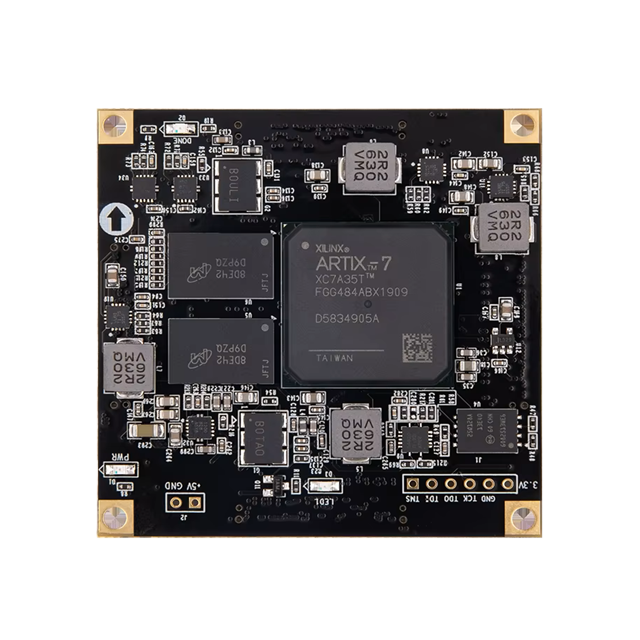 GGDX ALINX AC7A035 7A200 Core Board Black and Golden Development of A7 Artix-7 T/100T/35T Industrial