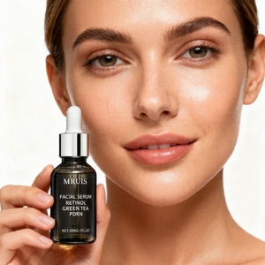 Sérum raffermissant au thé vert PDRN, <span class=keywords><strong>soin</strong></span> coréen végétalien pour les ridules et l'aplanissement de la texture de la peau, disponible en <span class=keywords><strong>coffret</strong></span> cadeau MRUIS 30ml - Product Image 4