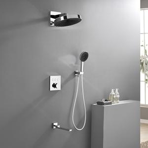 Set <span class=keywords><strong>Doccia</strong></span> Termostatico a Incasso con LED, Apertura a Spirale Doppia, Rame Puro, Acqua Calda/Fredda, Vendita Diretta dalla Fabbrica - Product Image 2