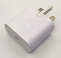 UK Plug 25W Super Fast Charging UK Adaptateur PD Chargeur Câble USB pour Samsung Galaxy A33 M53 S20 S21 S22 S23 Note 20 Ultra
