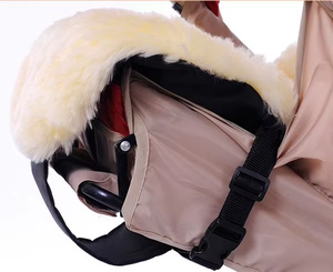 <span class=keywords><strong>Sacco</strong></span> Nanna per Passeggino in Materiale di Pecora di Alta Qualità per l'Inverno 90x70x40cm - Product Image 5