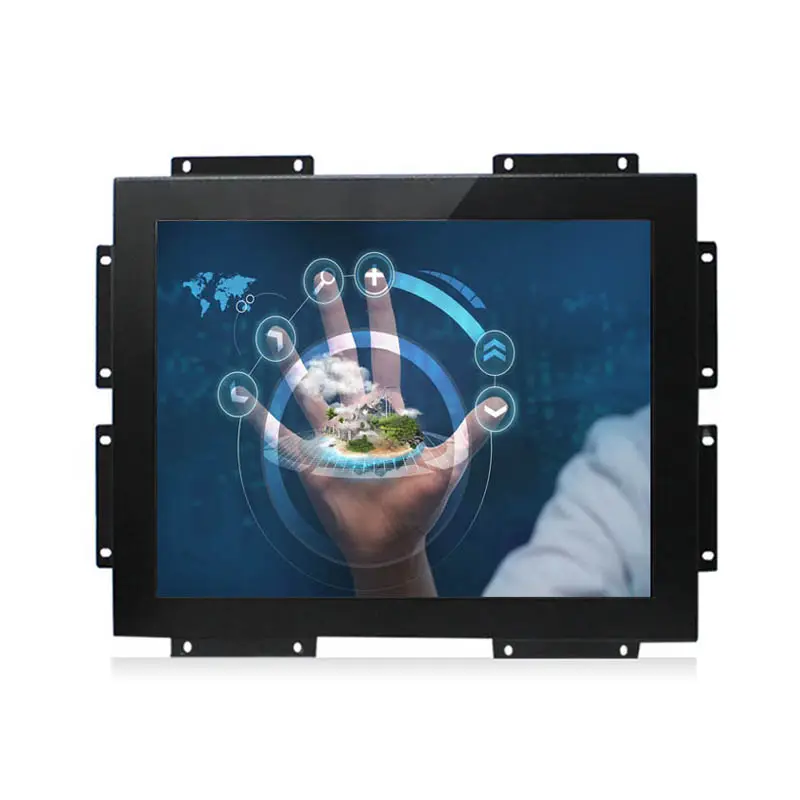 Industrial Equipment 10.4" 12" Inch High Brightness Open Frame Capacitive Resistive Touch Lcd Monitor