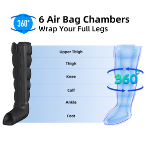 圧縮療法機空気圧圧縮dvtポンプブーツ圧力療法レッグマッサージャー - Product Image 5