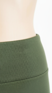 Leggings Deportivos de Cintura Alta para Mujer, Color Matcha Latte, Personalizados OEM, Pantalones de Yoga de Compresión, Ropa Deportiva - Product Image 6