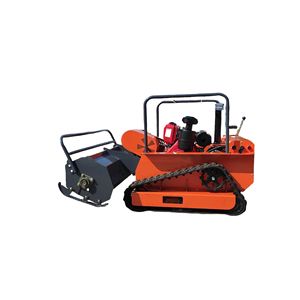 Desbrozadora de control remoto montada sobre orugas con motor de gasolina de 40 HP de grado profesional para limpieza de terrenos - Product Image 1