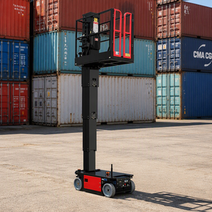 Monte-charge portatif à mât unique pour matériaux et conduits, 200kg - 400kg, 3.5m, 5m, 6.5m, 7.9m, à vendre - Product Image 2