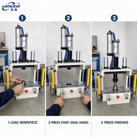 Presse à poinçonner automatique compacte, pompe pneumatique, roulement, prix compétitif, série Longxin SCD, 220V, 0.05kW
