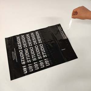 Wholesale Price Custom Printed Logo Envelope Courier Bag Strong Sealing Plastic Poly Black <b>Mailer</b> Bag for Shipping - Product Image 1