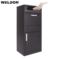 Boîte aux lettres et coliseries autoportante WELDON PB-48 en acier galvanisé, antivol, étanche et thermolaquée pour extérieur, maison et appartement