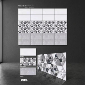 Azulejos de pared de cerámica con aspecto de mármol y piedra brillante HD de 300x600mm, 12x24 decorativos para interiores, 30x60cm, gran oferta, azulejos esmaltados de porcelana - Product Image 2