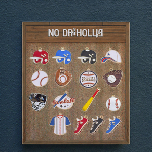 Baseball Enamel Charms Set Zinc Alloy Sport Pendant Collection for <b>Bracelet</b> Necklace DIY Jewelry Accessories D - Product Image 3