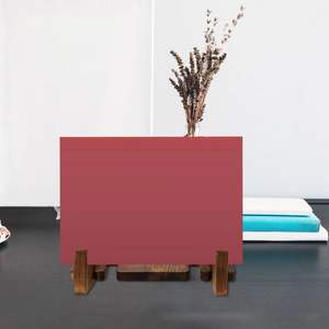 Support de Lazy Susan en <span class=keywords><strong>bois</strong></span> à deux niveaux pour la cuisine, le bureau Support transfrontalier pour la lecture de livres de recettes et de tablettes/téléphones pour la vaisselle - Product Image 2