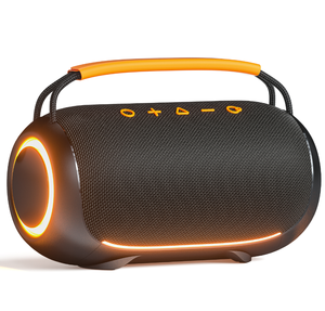 ลำโพงบลูทูธพกพาไร้สาย BT 5.3 เสียงทรงพลัง ซับวูฟเฟอร์ กันน้ำ สำหรับใช้งานกลางแจ้ง - Product Image 1