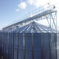 Silos en acier galvanisé pour le stockage du grain de blé et du maïs à vendre