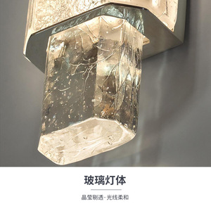 Applique murale en cristal de luxe postmoderne, design créatif, pour salon, hall d'hôtel, couloir, éclairage mural décoratif - Product Image 4