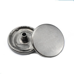 Tại Chỗ Bán Hàng Trực Tiếp Kim Loại Phẳng Nút Tùy Chỉnh Tên Thương Hiệu Logo Quần Áo Quyến Rũ Vòng May Nút Cho Phụ Kiện May Mặc - Product Image 4