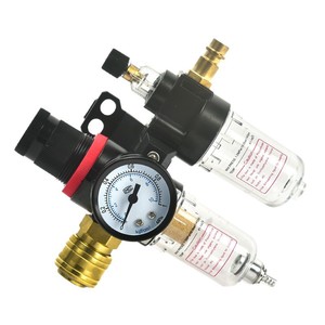 Filtre régulateur de pression AFC2000 avec manomètre, connecteur de style allemand, capacité d'air 0-10 kg, purge manuelle, pièces pneumatiques - Product Image 5