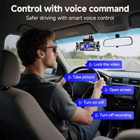 Caméra embarquée 4 canaux pour voitures, WIFI 5G, GPS, enregistreur DVR, 360 degrés, 4K avant et arrière, commande vocale, caméra de stationnement, caméra de voiture