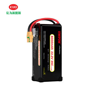 Viwipow 6S 22.2V 8000mAh Wholesale 22.2V 6S 8000mah Lithium <b>Batteries</b> Professional All in One Litum Ion UAV Drone <b>Battery</b> - Product Image 1