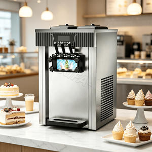 Máquina de Helados Comercial con Bomba de Espuma Integrada, Dureza Ajustable, Limpieza con un Clic, para Cadenas de Restaurantes - Product Image 2