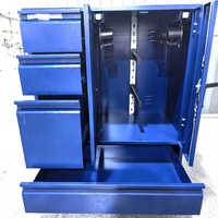 Boîte à sellerie équestre en acier à roulettes, robuste, pour le rangement du matériel équestre