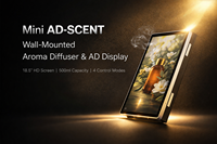 Diffuseur d'arômes commercial 18,5 pouces avec écran LCD pour publicité par les senteurs, système de diffusion de parfum 500 ml pour centres commerciaux et hôtels