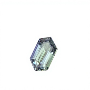 2.00 Carat Certified Natural Unheated <b>Mermaid</b> Tanzanite Rectangle Hexagon Cut With Excellent Color Natural Zoisite Loupe Clean - Product Image 1