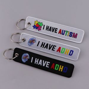 Llavero Personalizado con Bordado, Llavero Bordado de Anime, Etiqueta Bordada de Doble Cara, Logotipo de Anime, Etiqueta con Nombre - Product Image 2