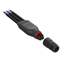 Y Type 2Pin connecteurs étanches vis fils d'alimentation prise pour plantes élèvent des luminaires prise cuivre Contact matériel 10A Nylon