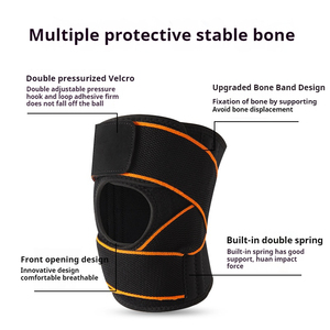Hot bán mô hình mới có thể điều chỉnh bảo vệ khớp nén hỗ trợ đầu gối Brace thể thao Miếng đệm đầu gối với Shock absorber Gasket - Product Image 3