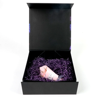 Emballage personnalisé noir pour flacon cosmétique, bombe de bain pour cils, emballage rose pour cadeau, boîtes d'emballage pour cils
