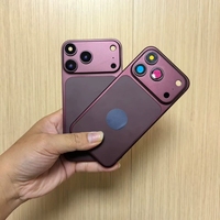 Coque arrière DIY avec cadre intermédiaire pour iPhone 11 (pour conversion en 18 Pro) et XR (pour conversion en 18 Pro)
