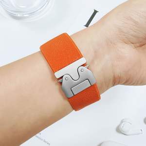 Nouvelle Arrivée Bracelet de Montre en Nylon Élastique Réglable avec Boucle Parachute pour <span class=keywords><strong>Apple</strong></span> <span class=keywords><strong>Watch</strong></span> Ultra 2 49mm Série 10 9 SE Sport Extérieur - Product Image 4