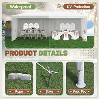 Chinesischer Hersteller Outdoor Überdachungszelt Garten Camping Schwerlast Pavillon Unterstand Party Hochzeit BBQ Eventzelt