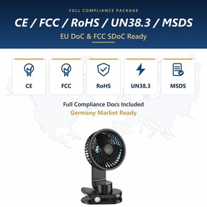 Ventilador de Clip Recargable Socool de 5000 mAh, 9 Velocidades, Multifunción, Turbo, Portátil, con Cabezal Oscilante para Acampar al Aire Libre y Uso Doméstico - Product Image 4