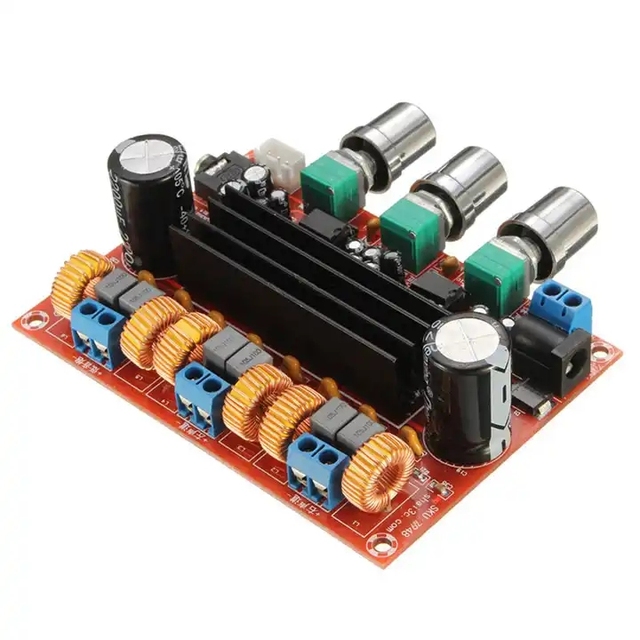 Professional 50Wx2+100W 2.1 Sound Channel DC12-24V Digital Audio Module XH-M139 TPA3116D2 Amplifier Receiver & Amplifiers