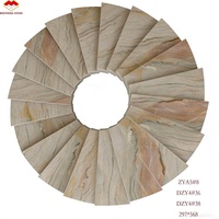 Marbre Quartzite Azul Macaubas du Brésil, Impression Arc-en-ciel, Antidérapant, Imperméable, Durable, Découpé sur Mesure pour Escaliers et Intérieur