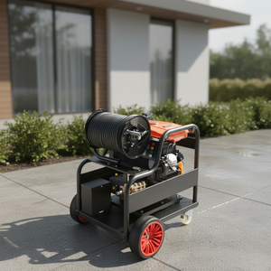 <span class=keywords><strong>เครื่อง</strong></span>ล้างท่อแบบใช้เครื่องยนต์เบนซินดีเซลสองสูบสำหรับทำความสะอาดท่อระบายน้ำ - Product Image 2