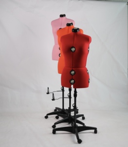 Mô hình may mặc có đế kim loại, chiều cao có thể điều chỉnh, di động, dùng cho thiết kế thời trang và may đo riêng - Product Image 3