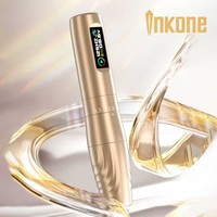 Machine à tatouer sans fil réglable Gold Sliver Black Stroke, stylo rotatif professionnel pour débutants en art corporel