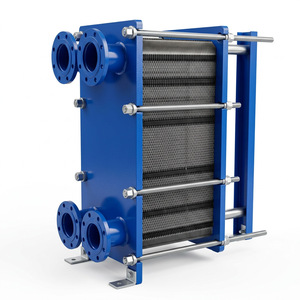 Échangeur de chaleur à plaques Vic Industrial, 30 mètres carrés, acier inoxydable, équipement hybride de refroidissement et de chauffage - Product Image 2