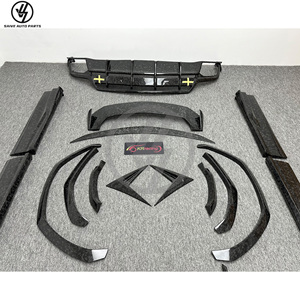 Kits de Carrocería de Fibra de Carbono Forjada Estilo Topcar para Lambo URUS 2018-2019, Difusor Delantero de Carbono, Alerón Trasero, Parachoques, Faldones Laterales - Product Image 2