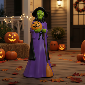 Nuevo Molde de Bruja de Halloween 2026 de Material PP Resistente a la Intemperie con Luces LED, Gran Venta, para Uso en Exteriores - Product Image 3