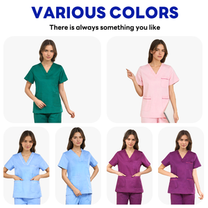 Conjuntos Clásicos de Uniformes Médicos para Mujer, Transpirables, <span class=keywords><strong>Pantalones</strong></span> Rectos, Tallas Grandes, Ropa de Hospital en Stock - Product Image 5