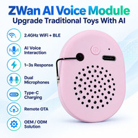 Module vocal IA intégré pour jouets en peluche avec Wi-Fi, BLE, chargement Type-C, double microphone, chat IA cloud et prise en charge OTA